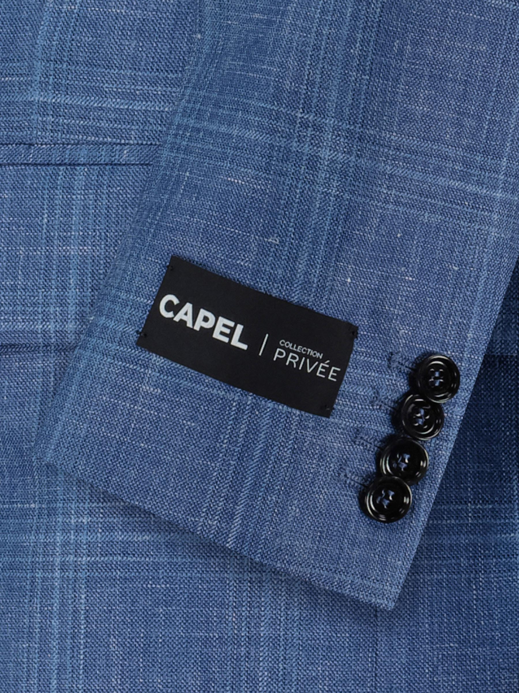 Veste à Carreaux Grande Taille Bleue