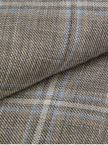 Veste à Carreaux pour Homme Grand Beige et Bleue