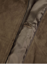 Blouson Daim Brun Capel Grande Taille