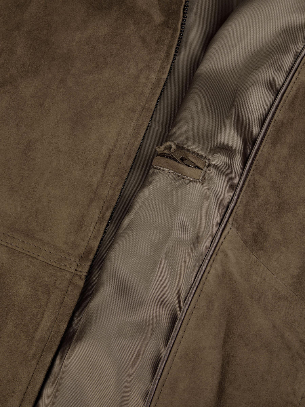 Blouson Daim Brun Capel Grande Taille