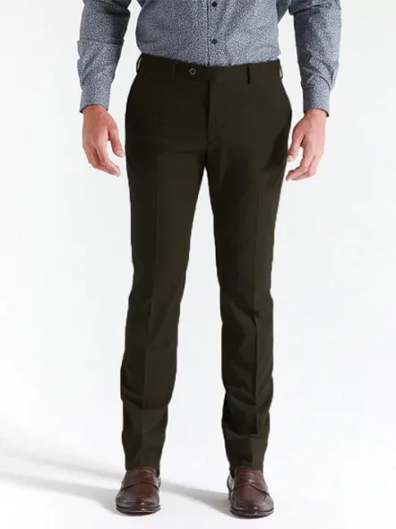 Pantalon Chino Gaspard Kaki Capel Grande Taille