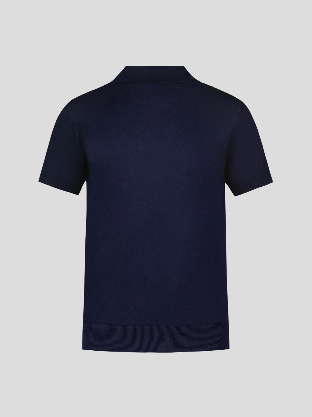 Polo Coton Lin Marine Capel Grande Taille
