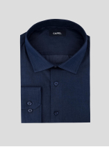 Chemise Grande Taille Indigo Unie