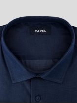 Chemise Grande Taille Indigo Unie
