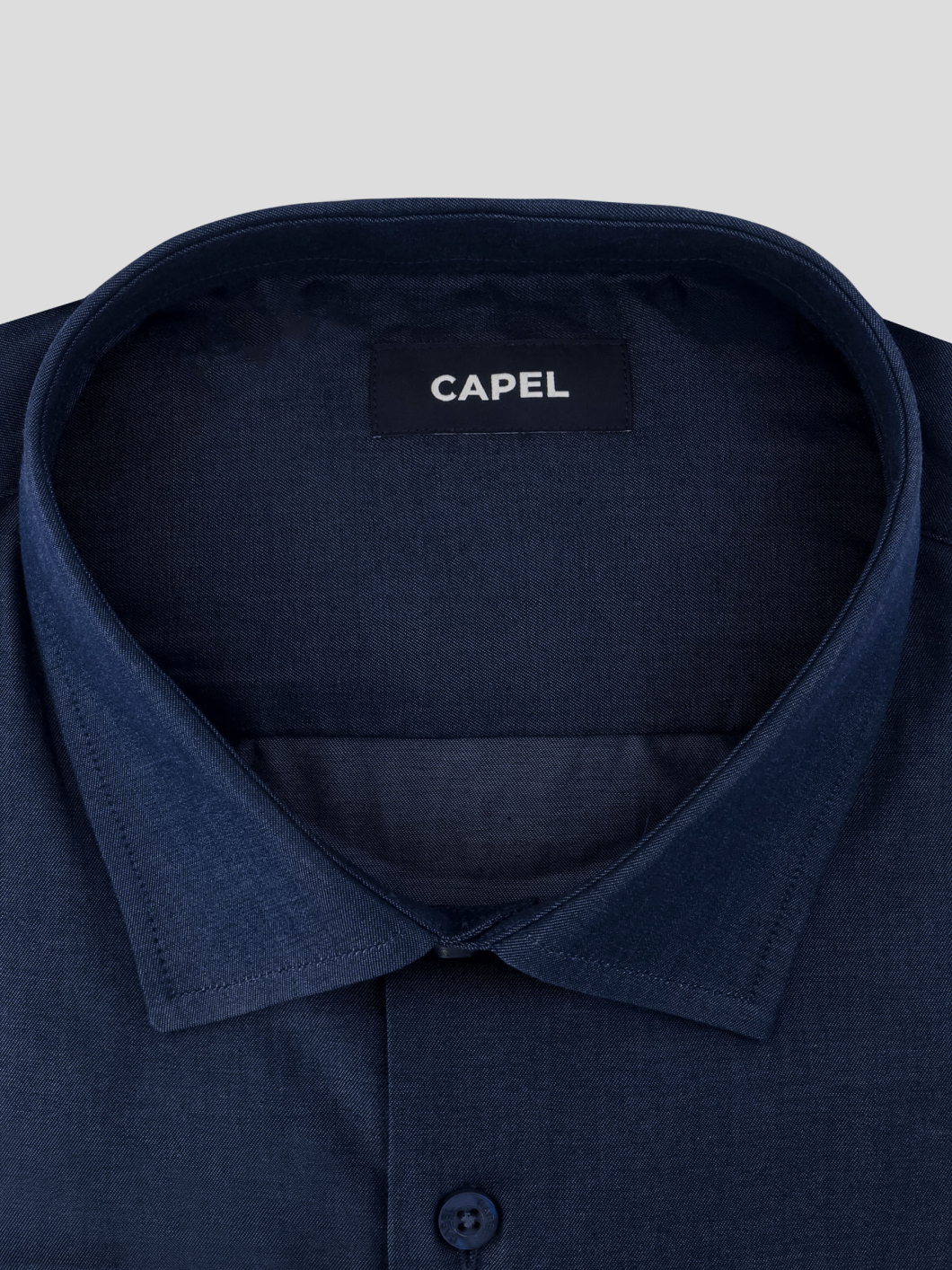 Chemise Grande Taille Indigo Unie