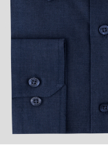 Chemise Grande Taille Indigo Unie