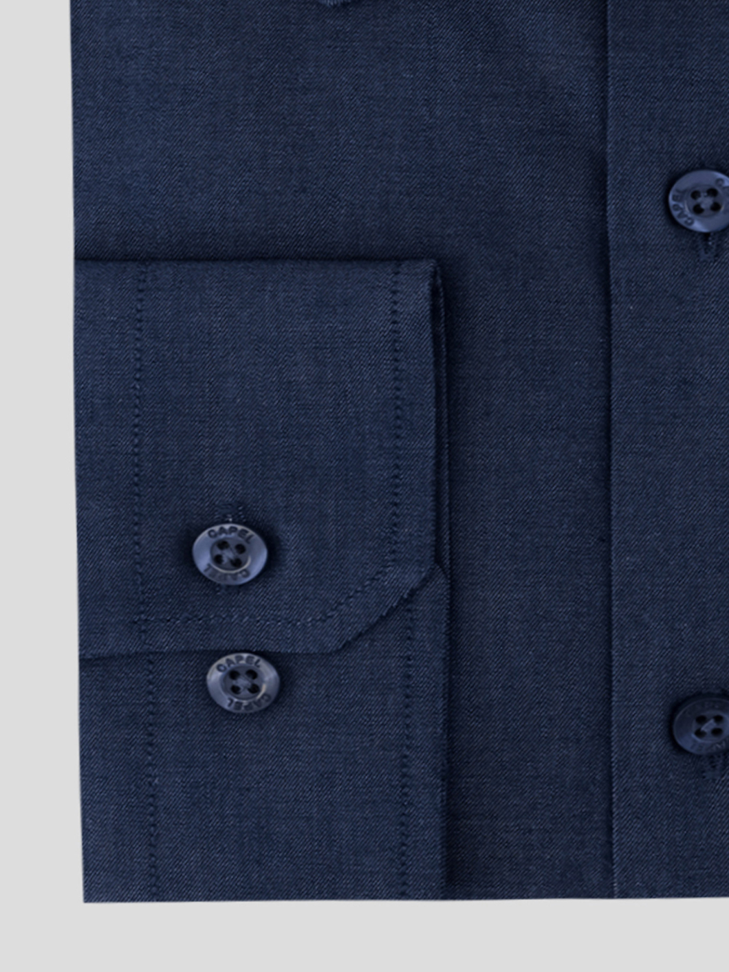 Chemise Grande Taille Indigo Unie