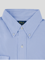 Chemise Maille Piquée Grande Taille Bleue