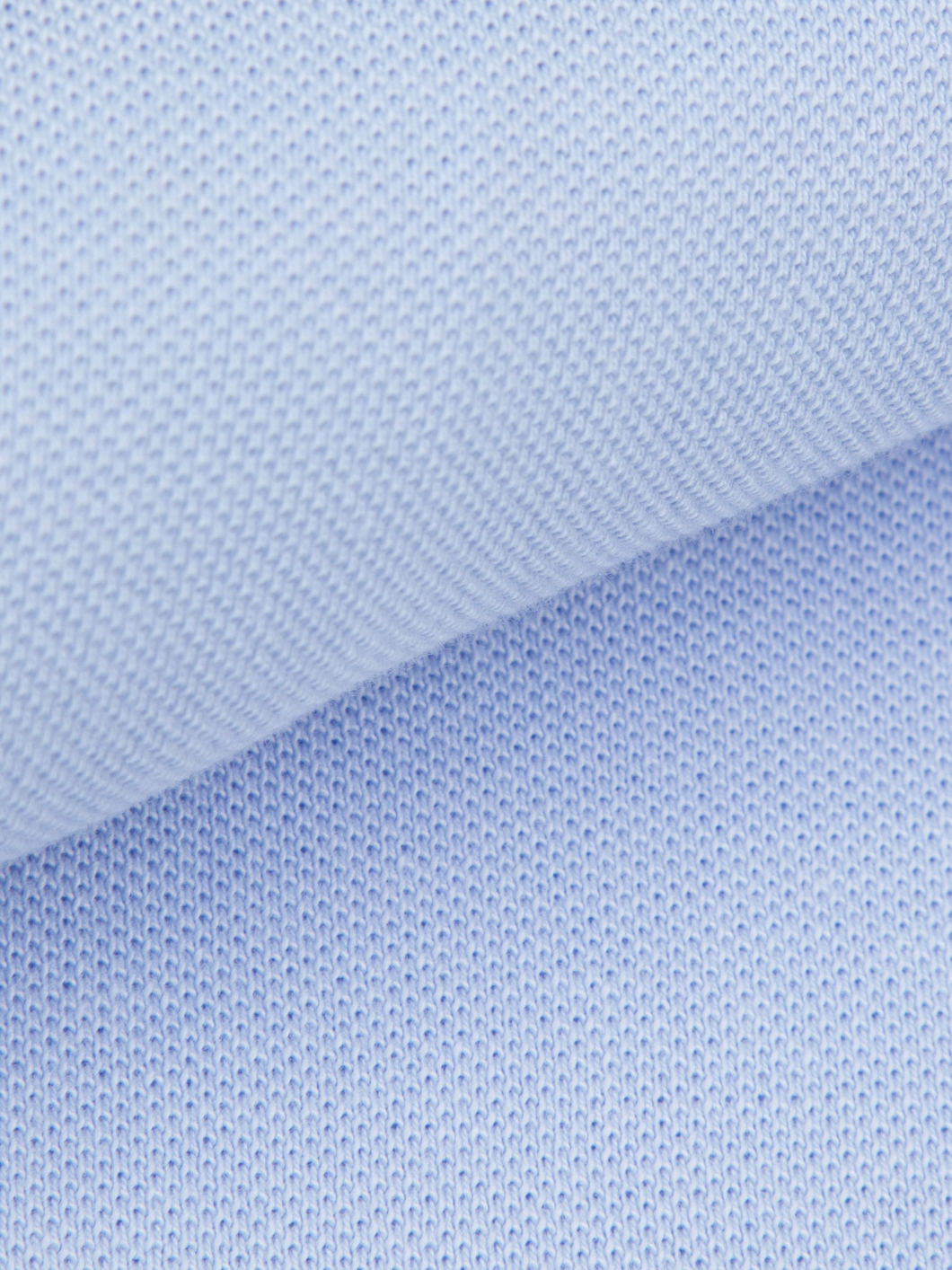 Chemise Maille Piquée Grande Taille Bleue