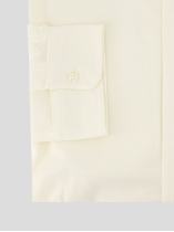 Chemise Maille Piquée Grande Taille Ecrue