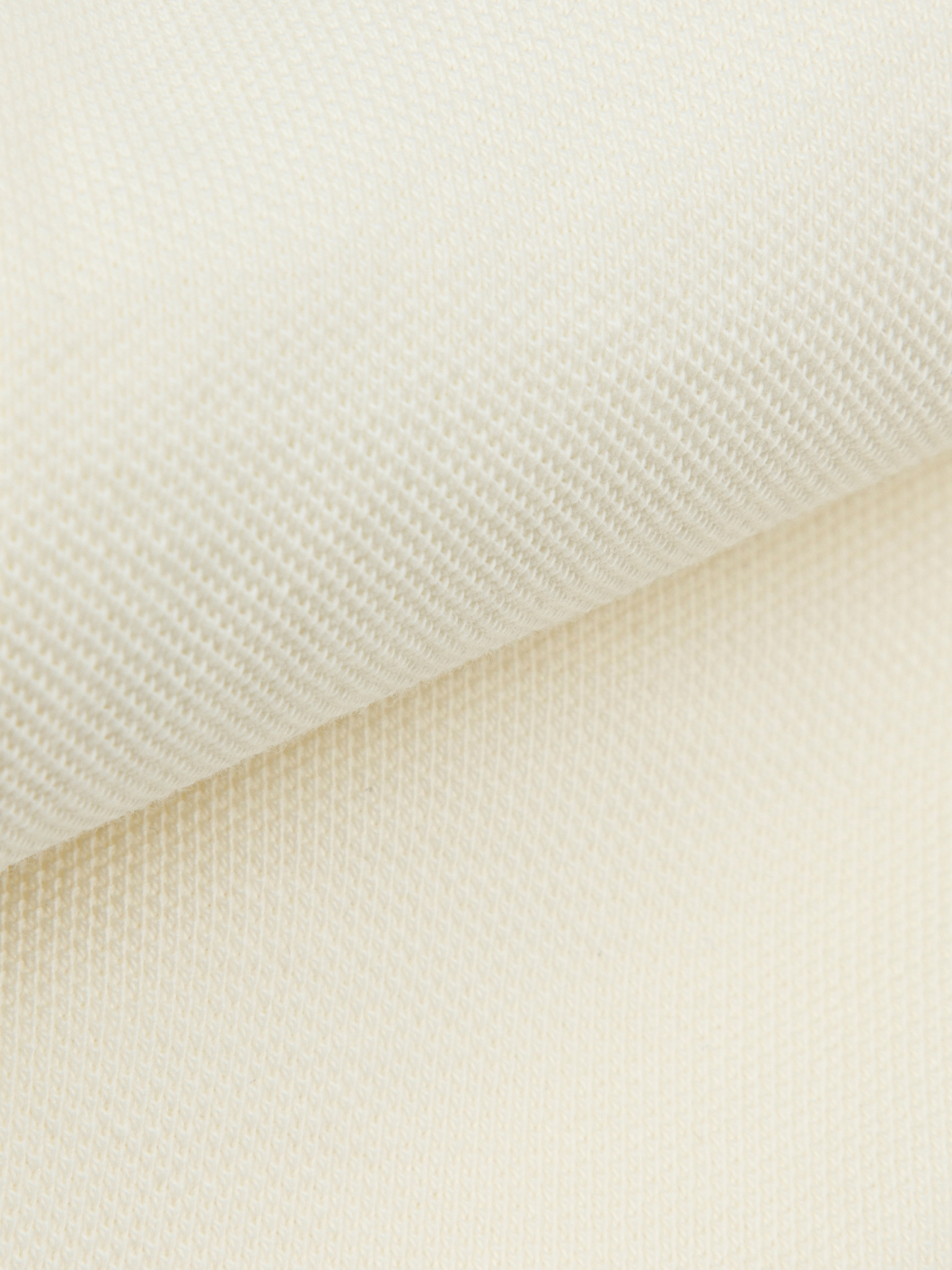 Chemise Maille Piquée Grande Taille Ecrue