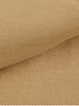 Chemise Maille Piquée Grande Taille Beige