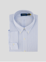 Chemise à Carreaux Grande Taille Bleue et Blanche