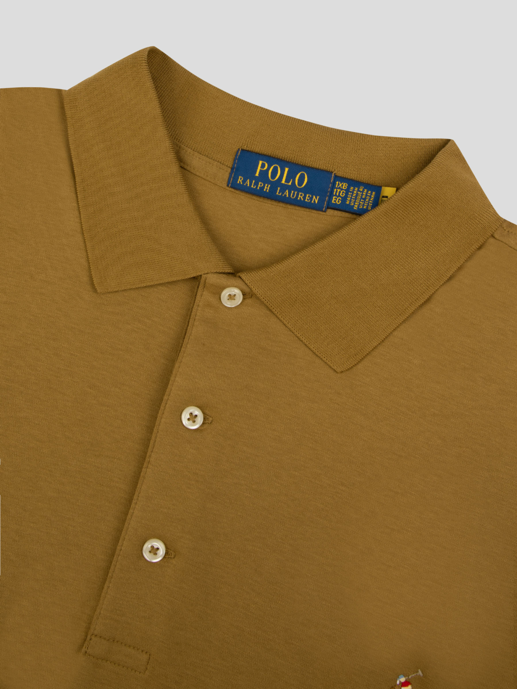 Polo Interlock Grande Taille Marron Café