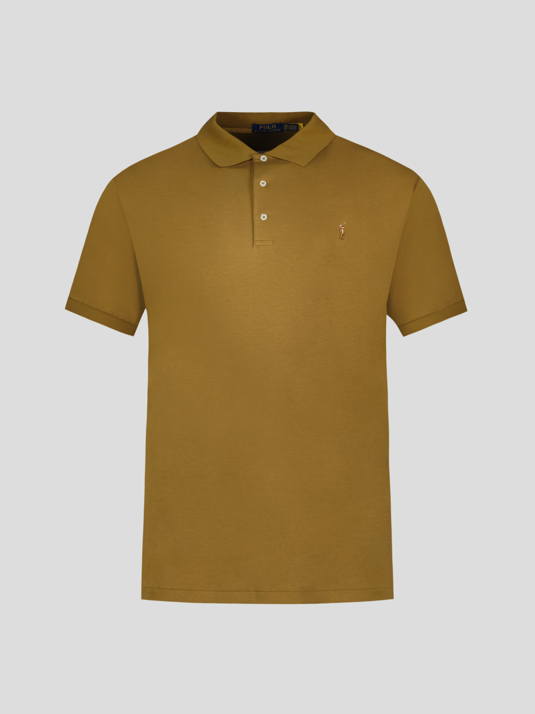 Polo Interlock Grande Taille Marron Café