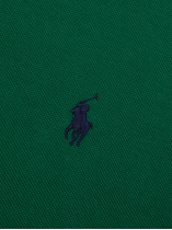 Polo Piqué Liserés Contrastés Grande Taille Vert