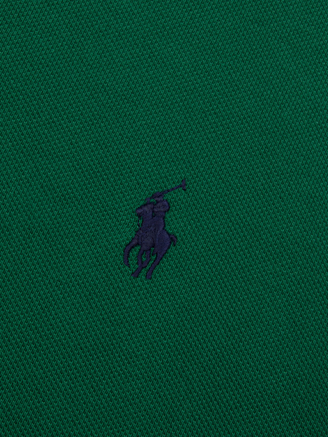 Polo Piqué Liserés Contrastés Grande Taille Vert