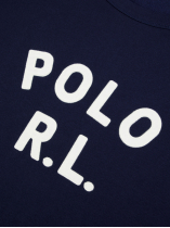 Sweatshirt Col Rond POLO R.L. Grande Taille Marine