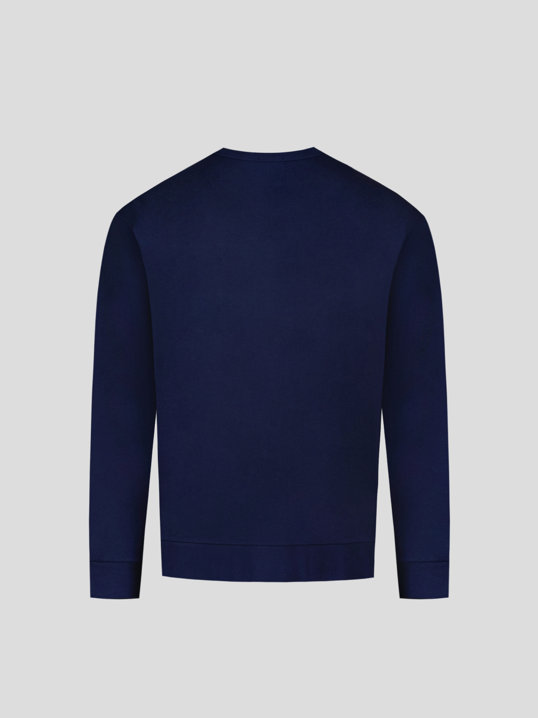 Sweatshirt Col Rond POLO R.L. Grande Taille Marine