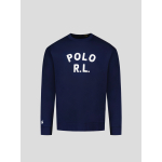 Sweatshirt Col Rond POLO R.L. Grande Taille Marine