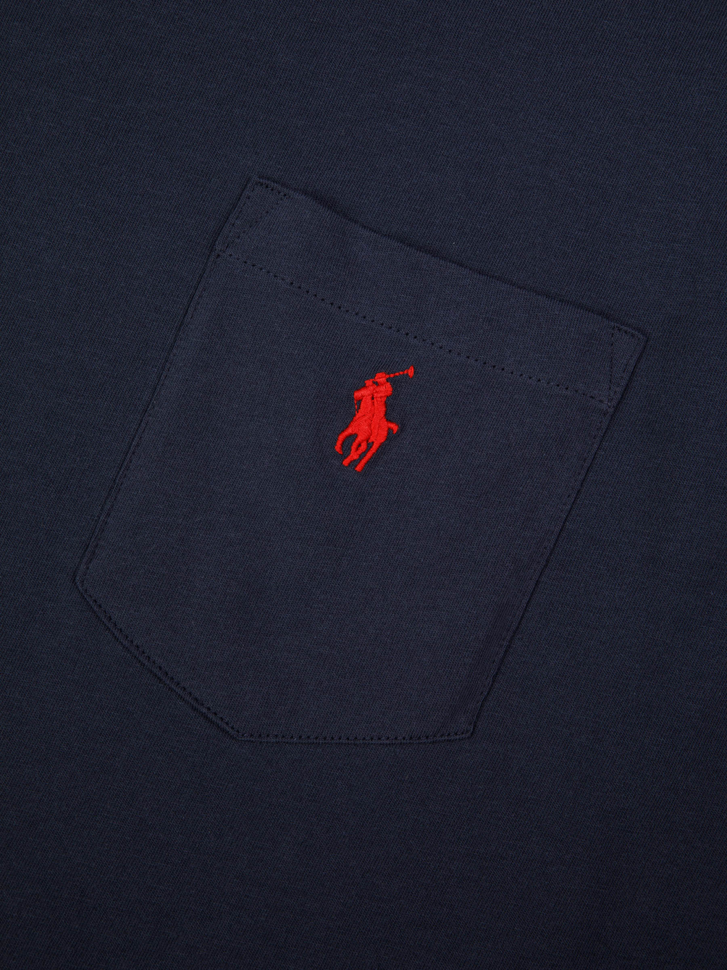 Tee-shirt Jersey avec Poche Grande Taille Marine