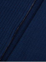 Haut Zippé Col Polo grande Taille Marine
