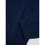 Haut Zippé Col Polo grande Taille Marine