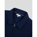 Haut Zippé Col Polo grande Taille Marine