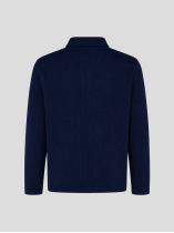 Haut Zippé Col Polo grande Taille Marine