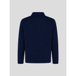 Haut Zippé Col Polo grande Taille Marine