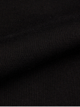 Cardigan Zippé Col Camionneur Grande Taille Noir