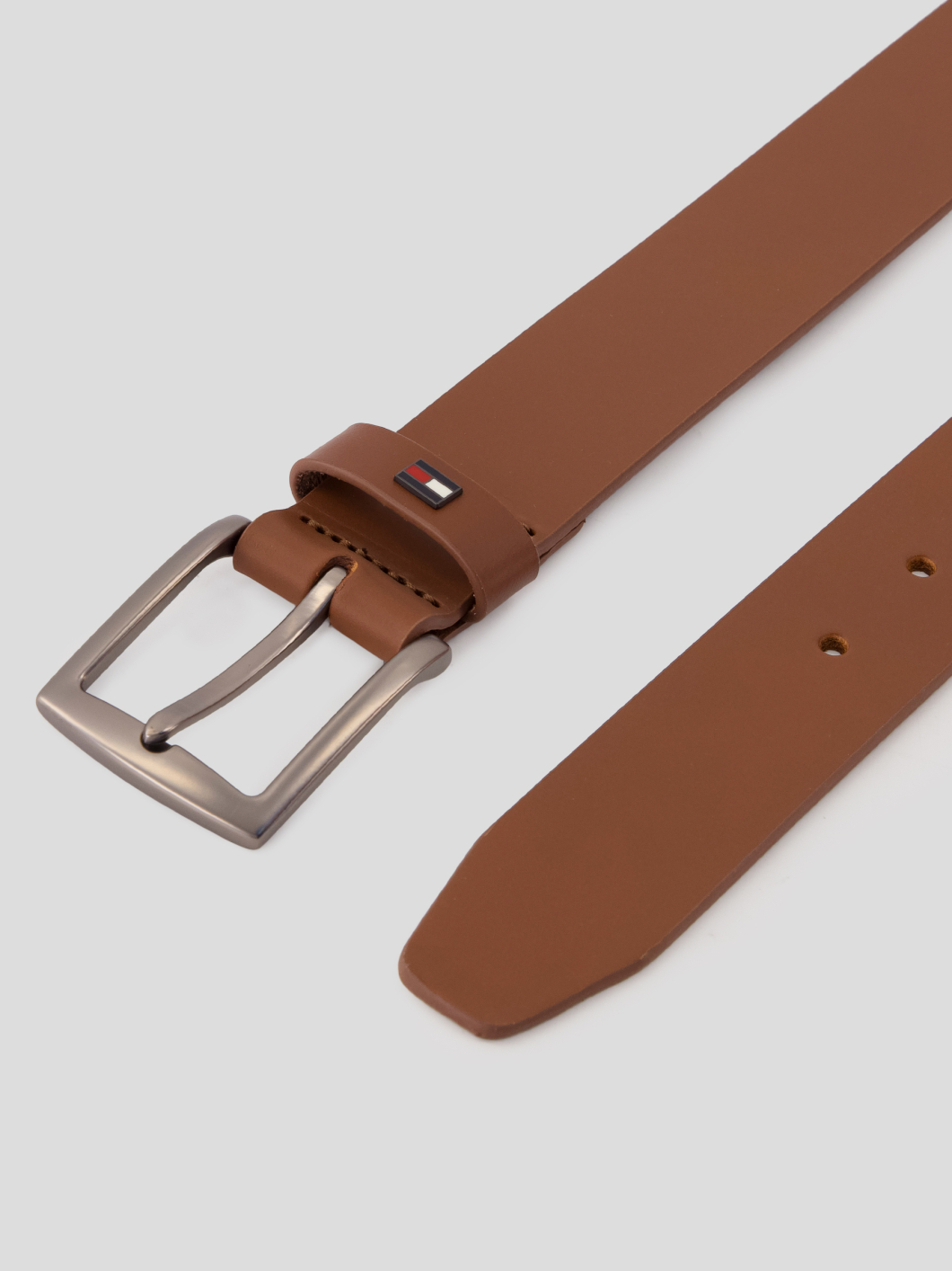 Ceinturon en Cuir Grande Taille Cognac