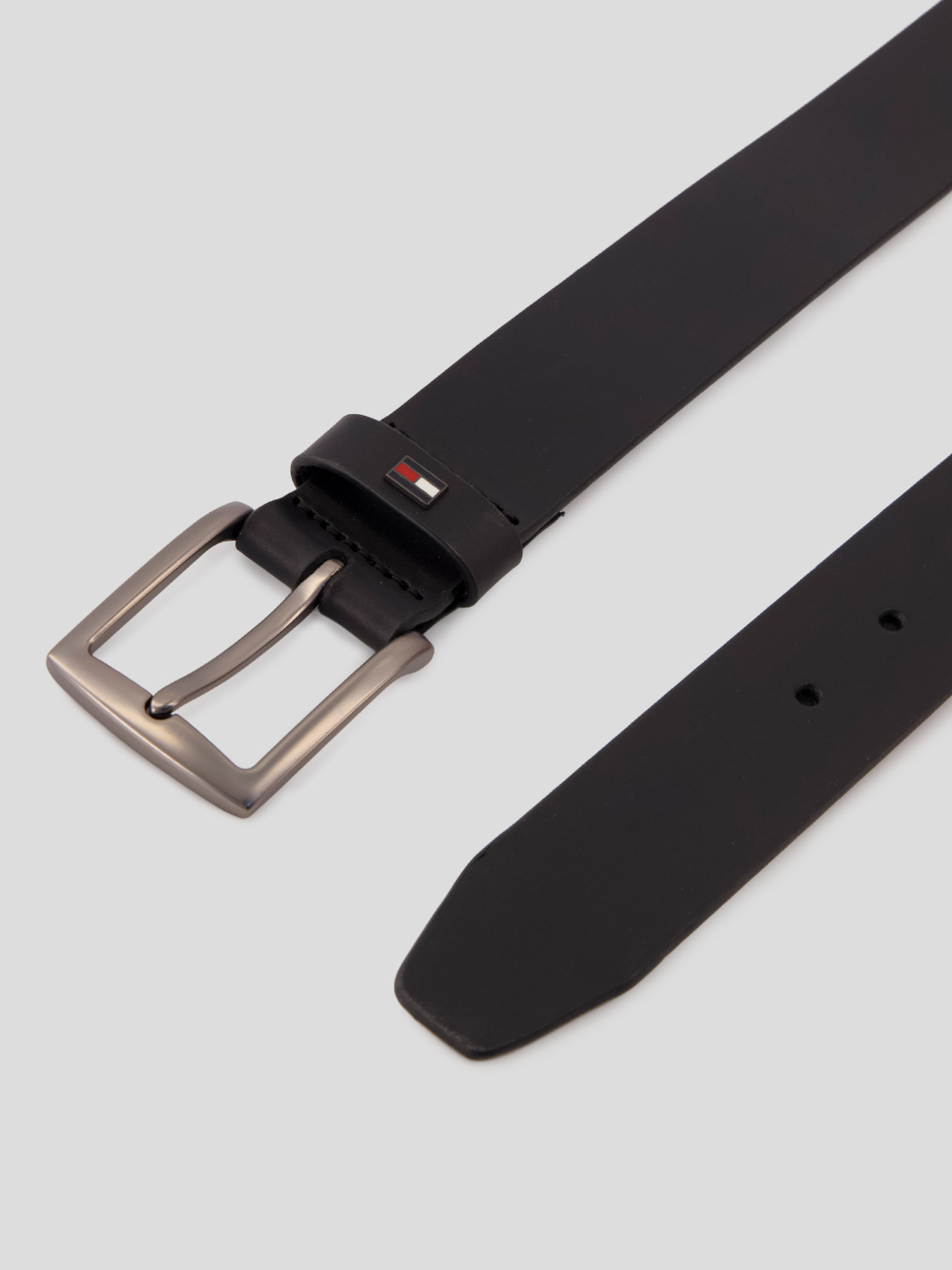 Ceinturon en Cuir Grande Taille Noire