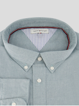 Chemise Oxford Grande Taille Vert Pastel