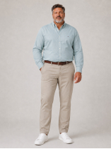 Chemise Oxford Grande Taille Vert Pastel