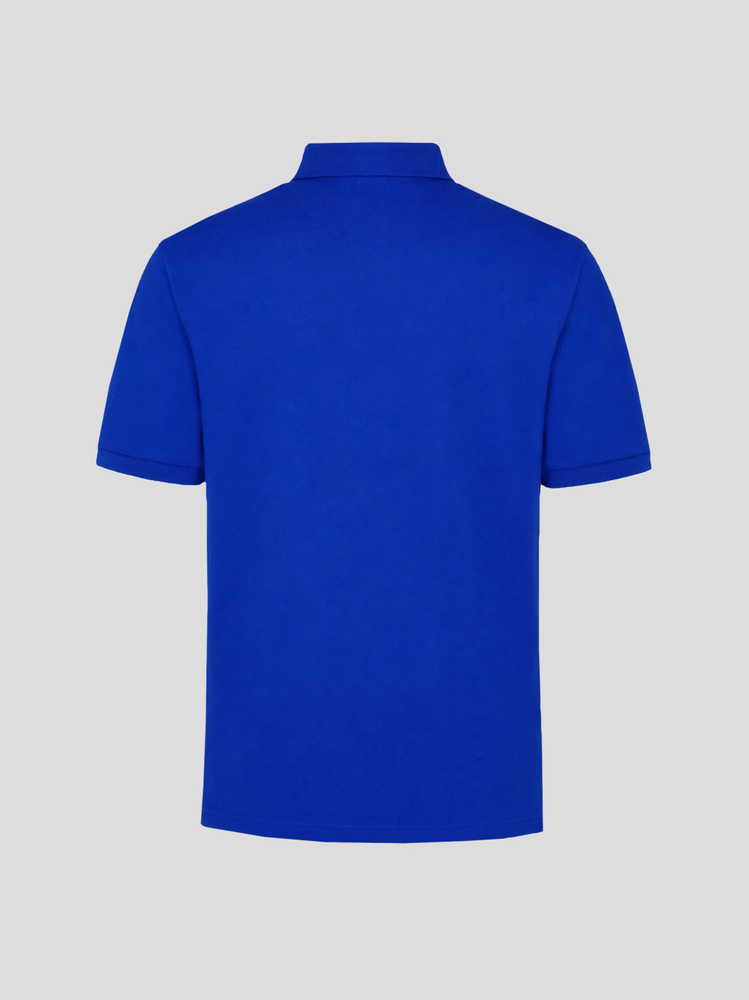 Polo Coton Piqué Grande Taille Bleu