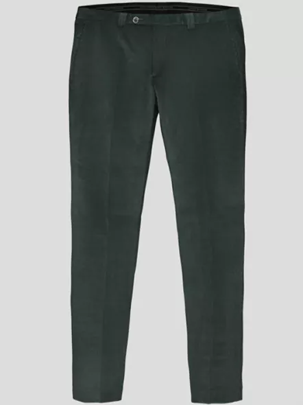 Pantalon Velours Grant Vert Capel Grande Taille