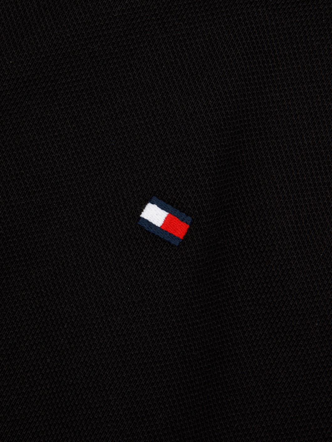 Polo Coton Piqué Grande Taille Noir