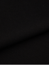 Polo Coton Piqué Grande Taille Noir