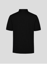 Polo Coton Piqué Grande Taille Noir