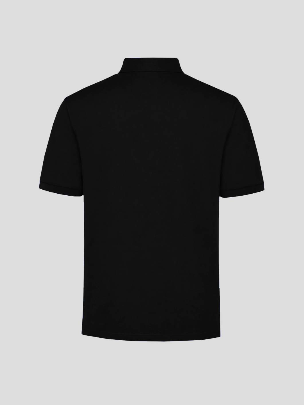 Polo Coton Piqué Grande Taille Noir