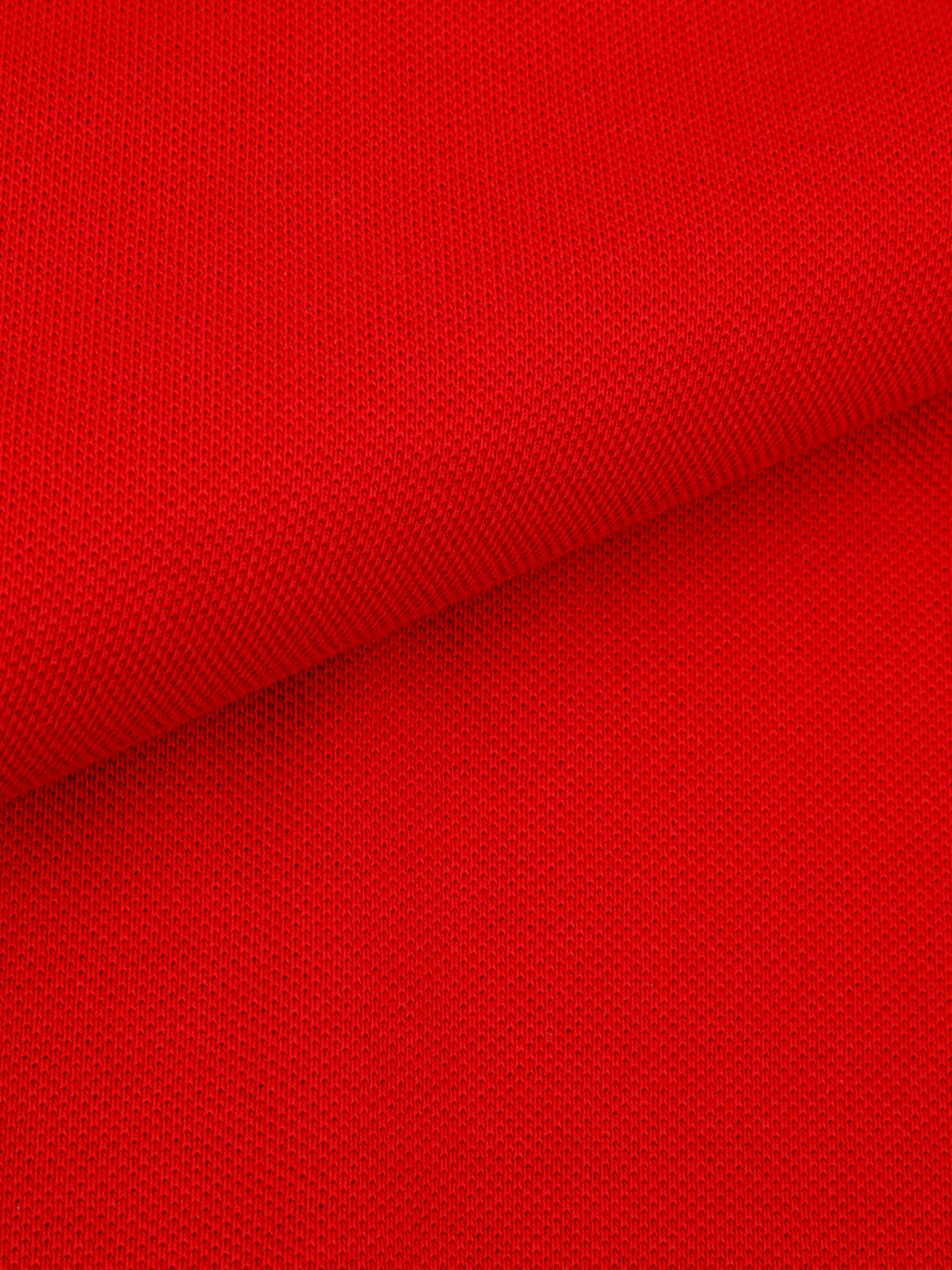 Polo Coton Piqué Grande Taille Rouge