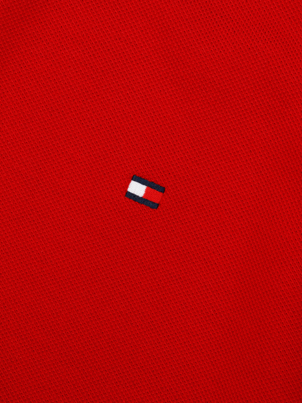 Polo Coton Piqué Grande Taille Rouge