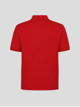 Polo Coton Piqué Grande Taille Rouge