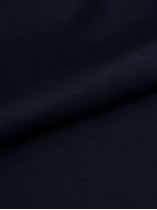 Polo Interlock Grande Taille Marine