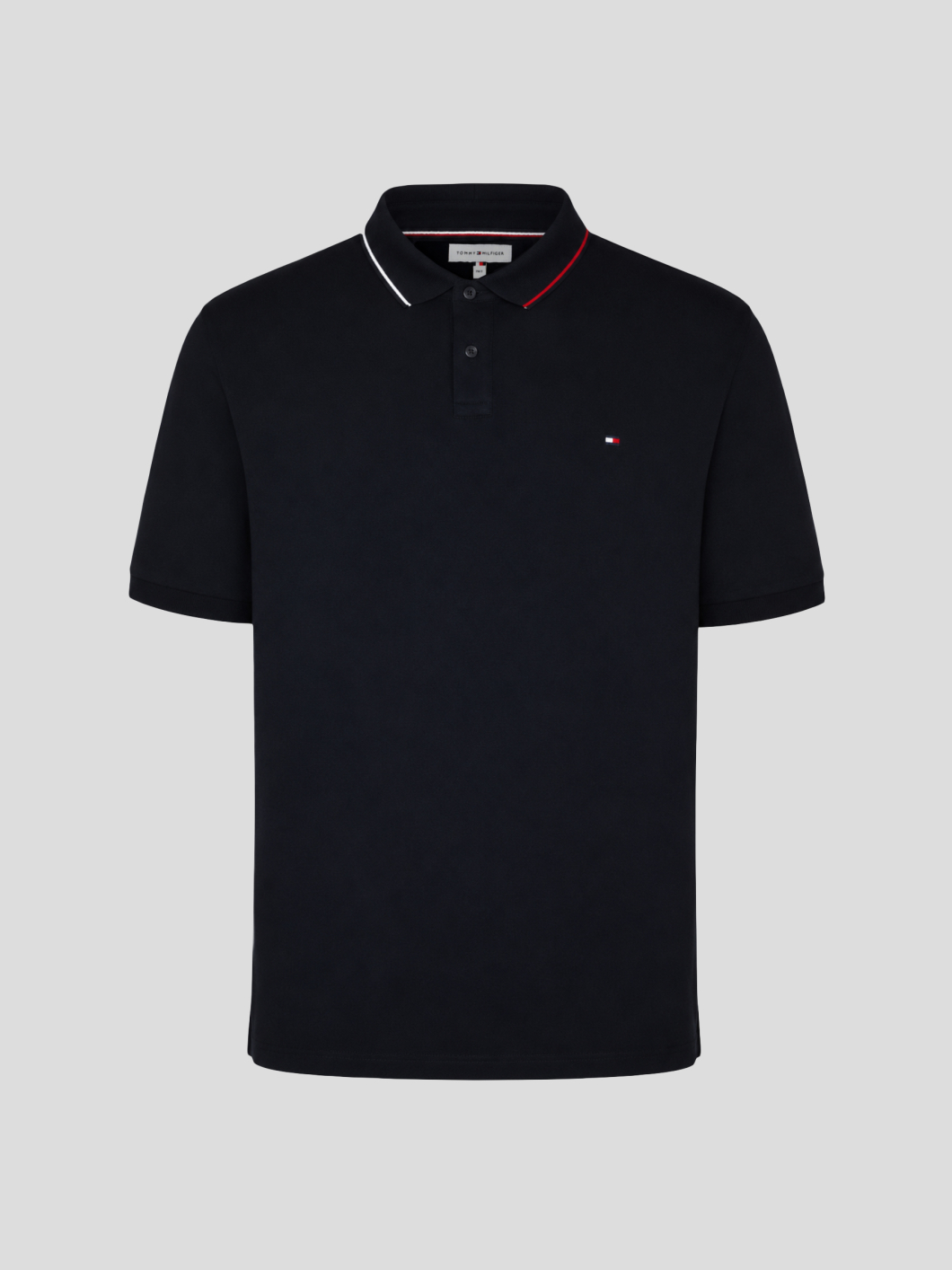 Polo Interlock Grande Taille Marine