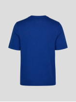 Tee-Shirt Logo Drapeau Grande Taille Bleu