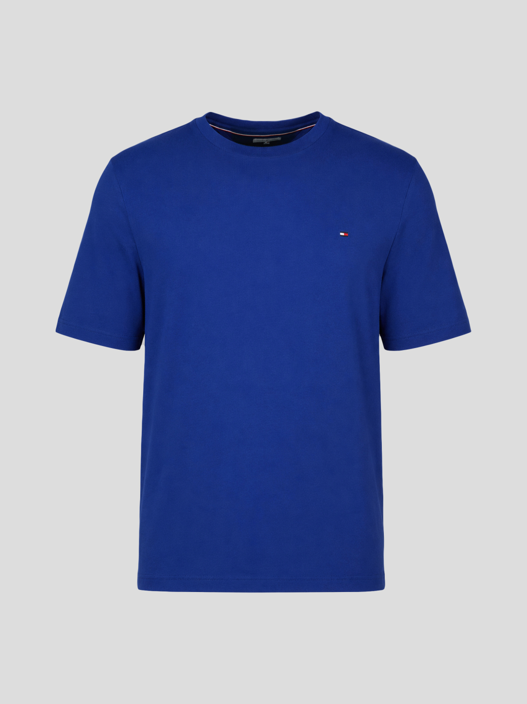 Tee-Shirt Logo Drapeau Grande Taille Bleu