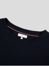Tee-Shirt Logo Drapeau Grande Taille Marine