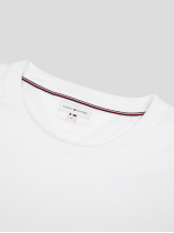 Tee-Shirt Logo Drapeau Grande Taille Blanc